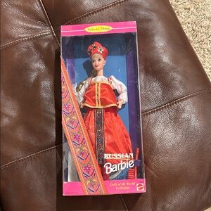 Barbie Russian Doll in Bright Red Attire